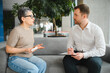 © Serhii - Psychologist counseling patient during therapy session