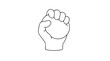 © MDAbid - Hand-Drawn Vector Icon of Stress Ball in Minimalist Line Art Style for Wellness and Relaxation Designs