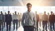 © Jaya - Confident businessman leading his team in modern office