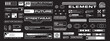 © Designby - Futuristic industrial micrographics and cyberpunk technical labels