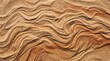© Sanur - Abstract sand pattern with flowing wavy lines creating natural textured background