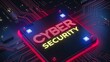 © Vector Art - Cyber security concept with secure digital processor and data protection technology
