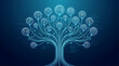 © Shamim - Digital Technology Tree with Glowing Circuit Branches and Education Icons Concept