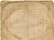 © MdMasud - Aged ledger paper texture. Vintage stained document background with grid lines.