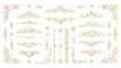 © GW - Elegant gold vintage ornamental flourish design element.