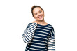 © luismolinero - Young blonde woman over isolated chroma key background laughing