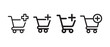 © CreatetiveDesignX - Add to cart icon set. Shopping cart symbols for e-commerce websites and mobile apps.
