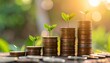 © Chandlerlikes - wealth building with stacked coins