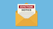 © TRSTOCK - Eviction Notice Document in Open Envelope, Rental Property Issue