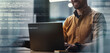 © Prostock-studio - Smiling Caucasian Man In His 30s Working On Laptop At Desk In Modern Office, Engaged In Programming And Software Development Tasks, Concept Of Professional Work And Business Environment.