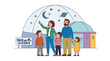 © picture - Family Visiting a Planetarium for a Science Festival Event