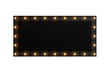 © PNG Kingdom  - Dark illuminated marquee sign with warm border lights
