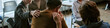 © AnnaStills - Header of adults supporting young adult man during group therapy session, sharing comfort and emotional care for mental health recovery. Ideal for counseling, addiction recovery, wellness campaigns