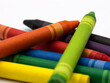 © Ayaoic - Colorful wax crayons close up background