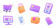 © 3Dfun - Cute Ecommerce Icon Collection - Basic Set - Transparent 3D PNG