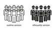 © Mohiuddin123 - Worker Group Icon Set
