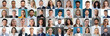© New Africa - Many different men and women. Collage of portraits