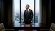 © Bernah - Professional mature businessman looking out of a modern office window