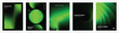 © TWINS DESIGN STUDIO - Abstract gradient poster background vector set. Modern cover templates with colorful geometric shapes and optical illusion design for social media, banner and wallpaper.