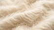 © Studio VIP - Warm Ivory Brushed Alpaca Wool Fabric with Soft Long Fiber Texture