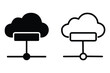 © Taky - Cloud computing network connection icons