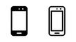 © MdDelowar - Modern smartphone icon with minimalist flat vector design