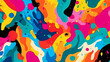 © Parvez graphics - Abstract painting with vibrant colors . Fantasy concept , Illustration painting.