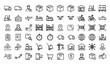 © Goutom - Delivery and Logistics Thin Line Icons Set Editable Stroke Vector Collection