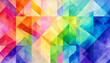 © TamimTech - A colorful abstract painting with a rainbow of colors and shapes. The painting is full of energy and vibrancy, and it seems to be a representation of the beauty and diversity of the world