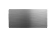 © Krtola  - Dark gray brushed metal plate with rounded corners