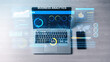 © InfiniteFlow - Business Analytics Dashboard with Laptop Displaying Data Visualization and User Interface Elements for Data-Driven Decision Making. Entropy.