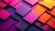 © Tetyana - Bright shades of pink purple and orange create a bold and modern artwork