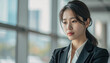 © 다혜 정 - Korean Businesswoman Worried About Money Before Payday