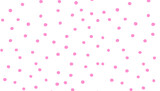Pink Polka Dot Seamless Pattern Transparent PNG Background for Scrapbooking, Wedding Invitations and Girly Digital Paper Design