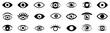 © Vectorixpro - eye icon vector collection set
