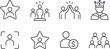 © Mahabub Alam Rana - Leadership and achievement concept icon set for business