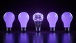 © Jonnnn - Light bulb with a glowing brain inside