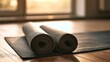 © tao - Two yoga mats side by side wellness morning