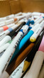 © ketut - Assorted flexible drawing tools and vibrant markers stored in a box for artistic inspiration