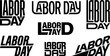 © Shamiya - Labor Day Typography Collection Bold Modern Lettering Designs