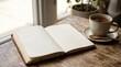 © ziadi - Journal of classification notes open beside a cooling cup of tea