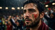 © Borneo - Thoughtful Portuguese Football Supporter in Rain During Intense Stadium Match
