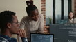 © DC Studio - Cybersecurity programmer works on a software development task in an office, using digital tools to review programming data and application workflow, during a system analysis workflow.