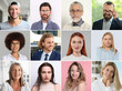 © New Africa - Many different men and women. Collage of portraits