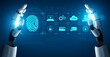 © InfiniteFlow - AI-enhanced authentication system protects digital identity using biometrics, encryption, and access protocols to ensure data security and privacy in cloud and device ecosystems Vouch
