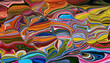 © asmaulart38 - Rainbow Multicolor Fluid Marble Texture Abstract Creative Swirl Background Psychedelic Vector Asset