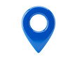 © Ritz PNG - Isolated blue map pin icon