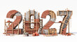 © DondykRiga - 2027 year building new future and construction progress