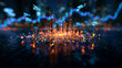 © BlackBridge Media - Abstract Digital Data Visualization and Financial Stock Market Chart