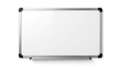 © Pixel Studio - Empty whiteboard with a silver frame for business office presentations and school classroom teaching or study notes isolated on white background
